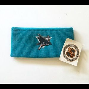 Vintage San Jose sharks ski headband